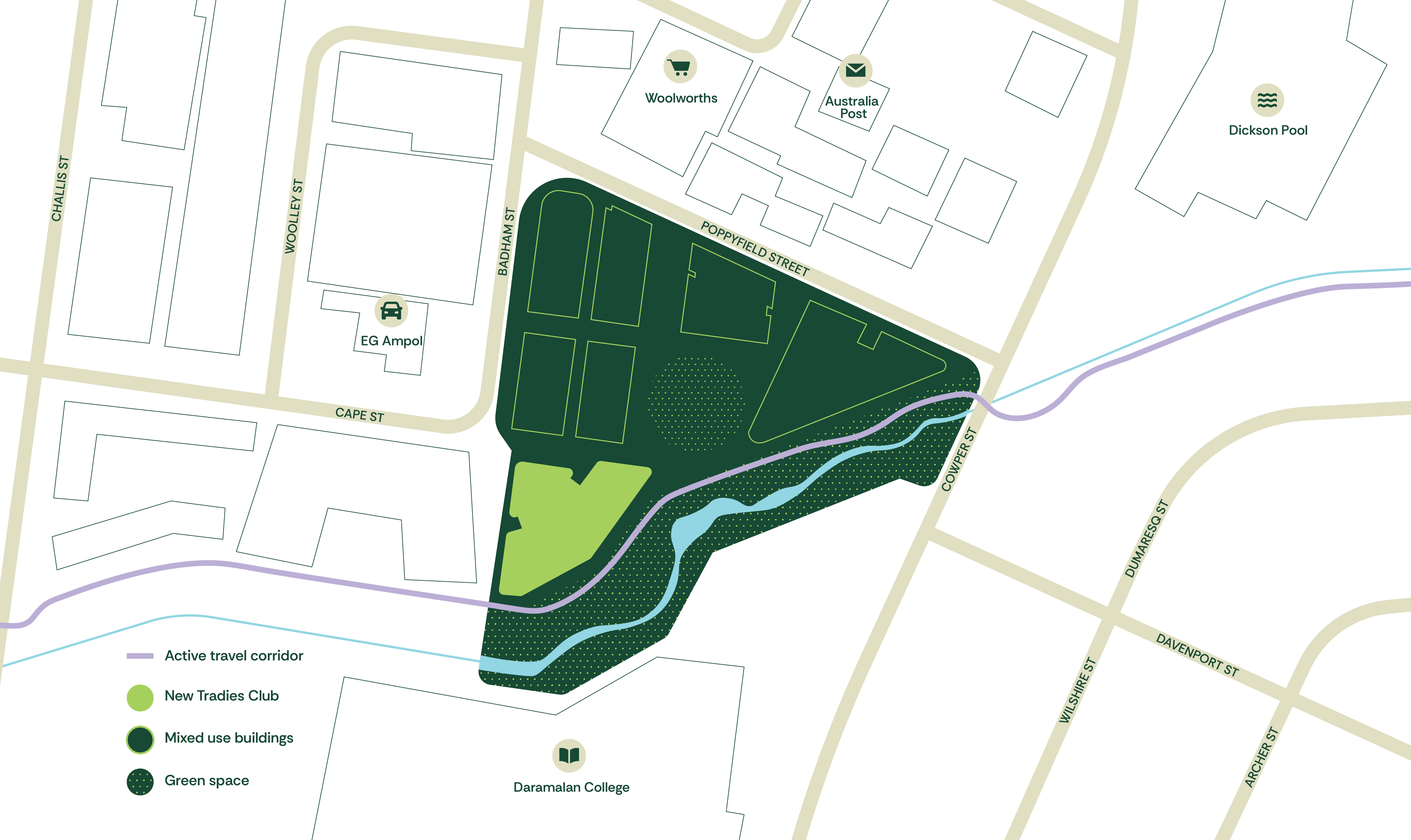 the green map